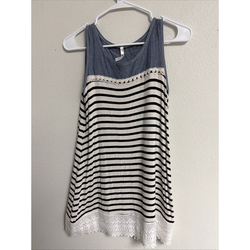 New Mode Womens Dress Sleeveless Striped Size Small